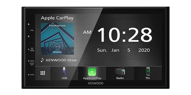 Kenwood Dmx5020S Double Din Receiver: 6.8-Inch Display, Apple Carplay, Android Auto & Siriusxm Ready 1