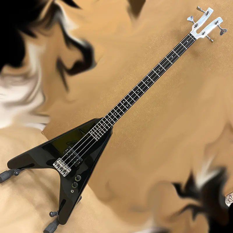 Kramer Vanguard Flying V Aluminum-Neck Bass Guitar 1