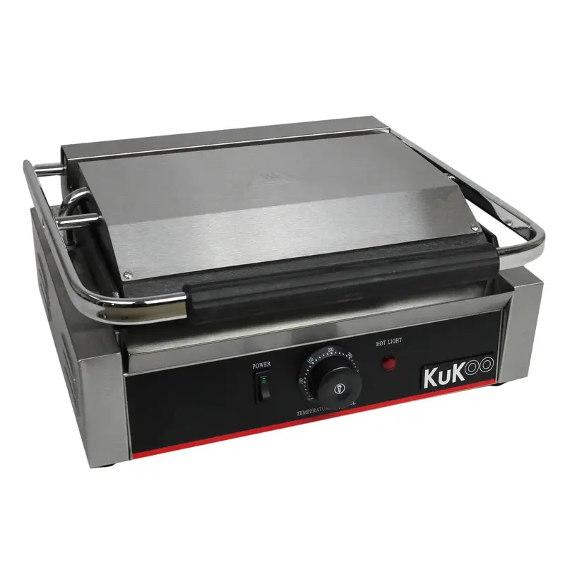 Kukoo Grooved-Surface Panini Press For Crispy Sandwiches 1