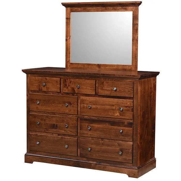 Latrobe Amish-Made Dresser Set With Matching Mirror 1