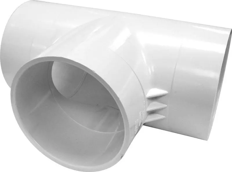 Lesso 8-Inch Schedule 40 Pvc Socket Tee Fitting (401-080) 1