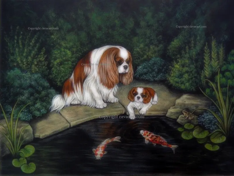 Limited Edition Giclée Print: 'Princess And The Frog' Cavalier Portrait 1