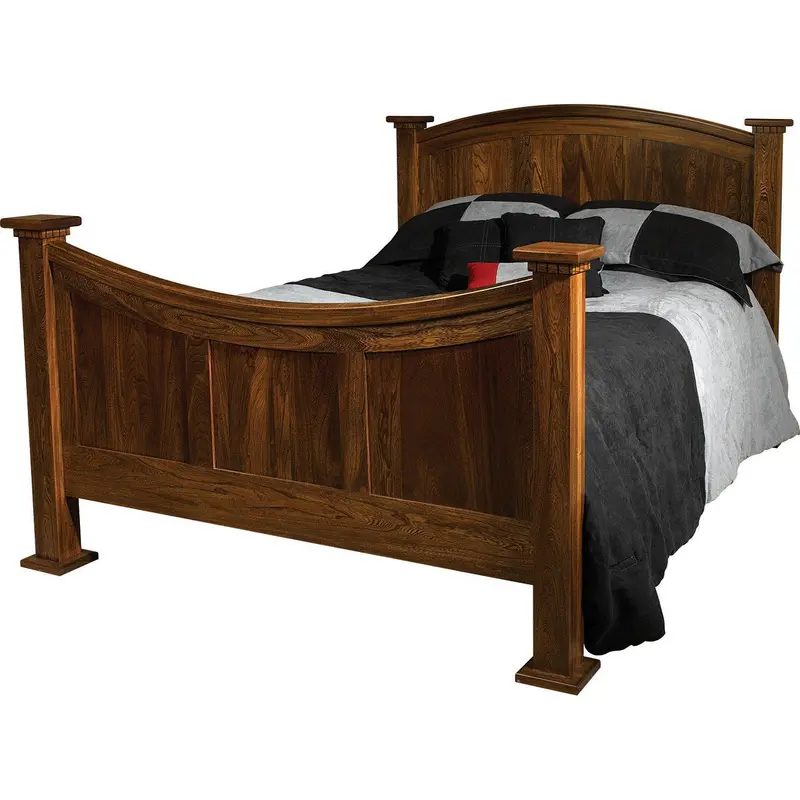 Lindholt Amish Arched Headboard Bed 1