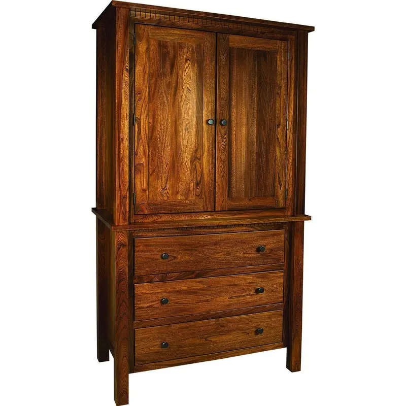 Lindholt Amish Two-Piece Armoire Set 1