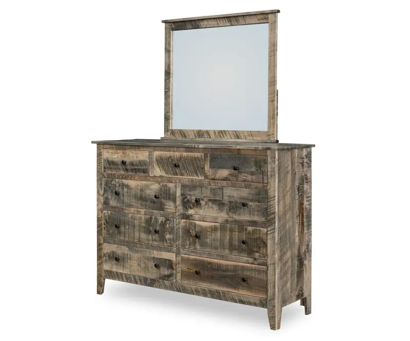 Livingston Amish Tall Dresser – Rustic Solid Hardwood Storage Chest 1