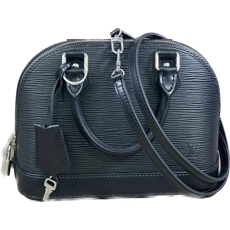 Louis Vuitton Alma Bb In Black Epi Leather 1