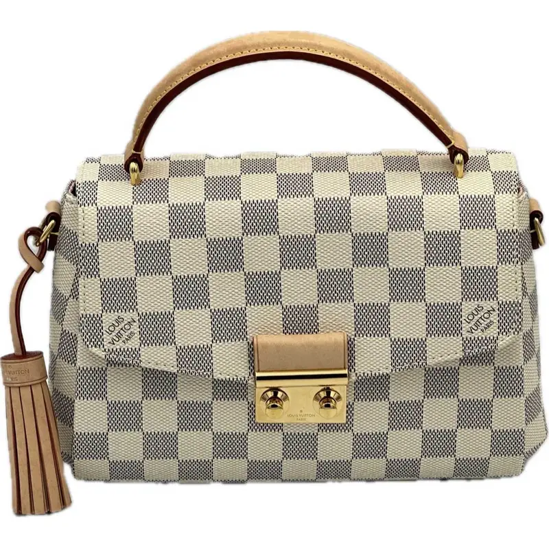 Louis Vuitton Croisette Handbag In Damier Azur Canvas 1