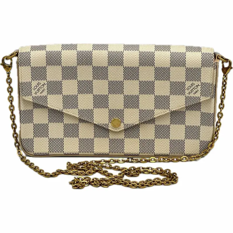 Louis Vuitton Felicie Pochette – Damier Azur Canvas 1