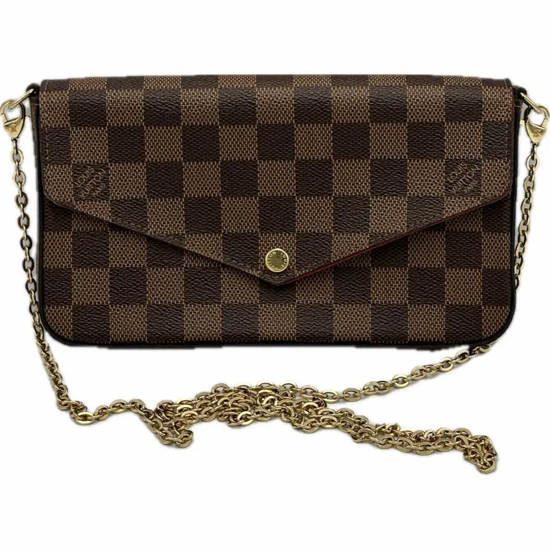Louis Vuitton Felicie Pochette – Damier Ebene Canvas 1