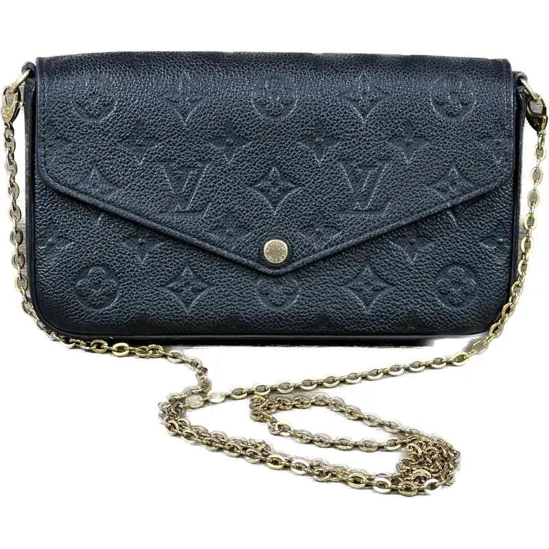Louis Vuitton Félicie Pochette – Monogram Empreinte Leather Clutch 1