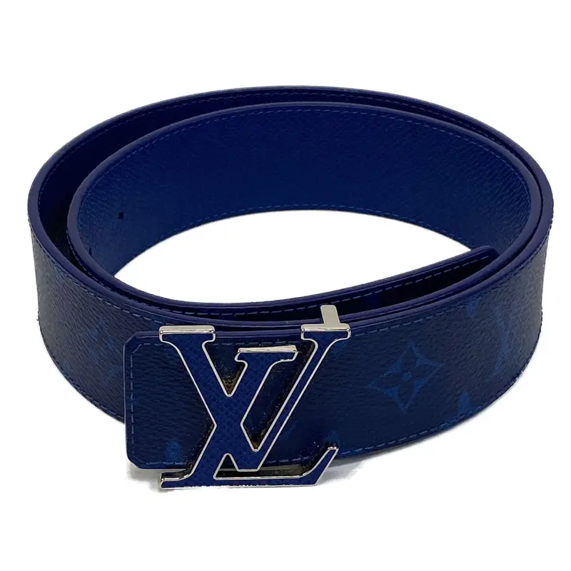 Louis Vuitton Initiales Reversible Leather Belt – Cobalt Blue 1