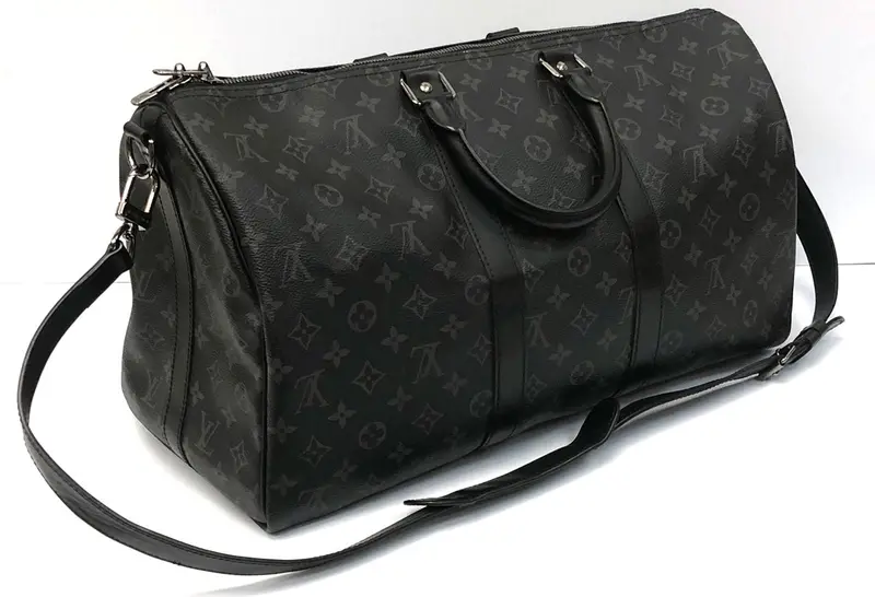 Louis Vuitton Keepall Bandoulière 45 In Monogram Eclipse Canvas 1