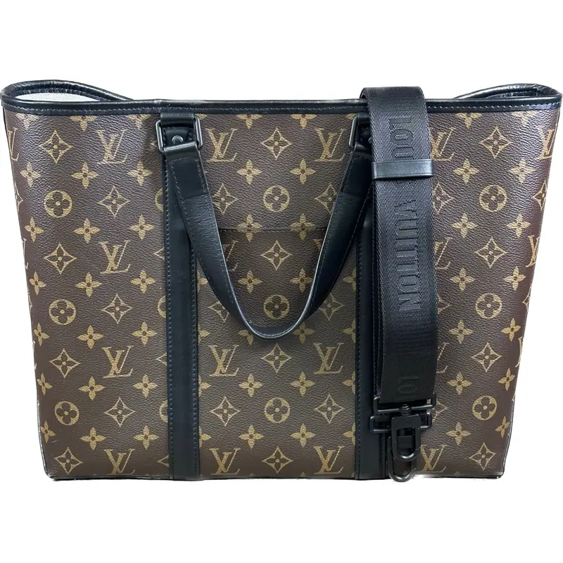 Louis Vuitton Macassar Weekend Tote Pm – Monogram Canvas Travel Bag 1