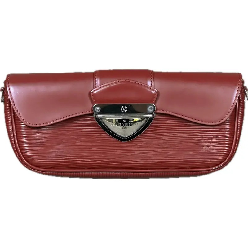Louis Vuitton Montaigne Shoulder Bag – Epi Leather In Red (2009 Release) 1