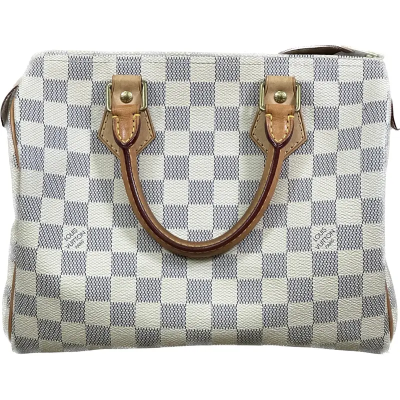 Louis Vuitton Speedy 25 – Damier Azur Patterned Canvas 1
