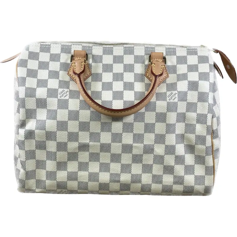Louis Vuitton Speedy 30 In Damier Azur Canvas 1