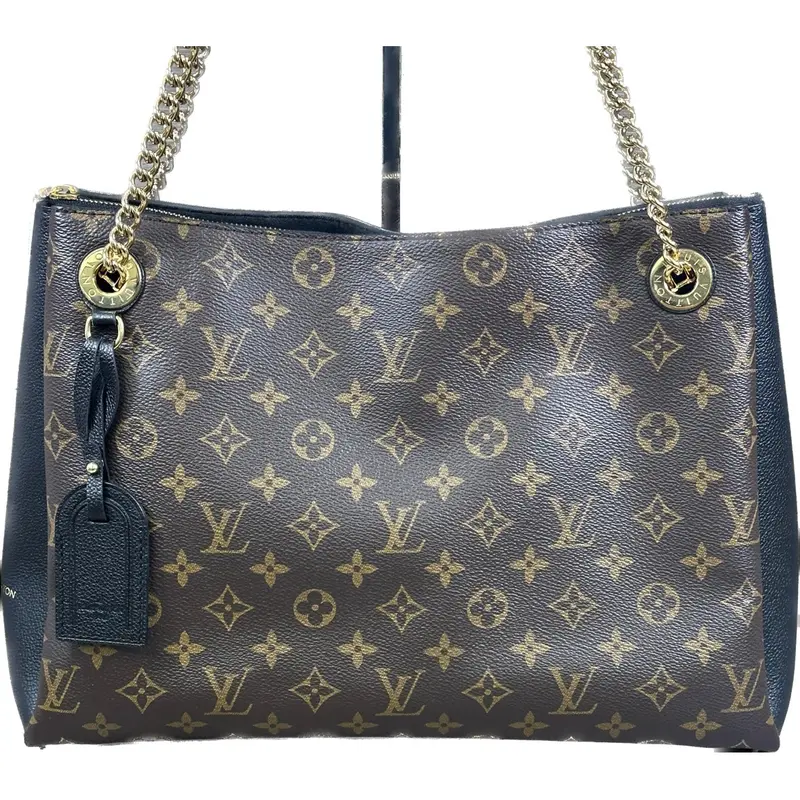 Louis Vuitton Surene Mm Tote – Black Monogram Leather 1