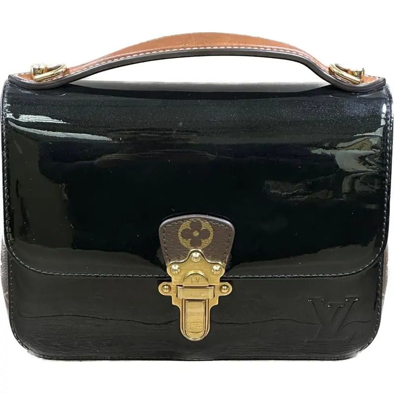 Louis Vuitton Vernis Cherrywood Bb Bag With Monogram Canvas 1