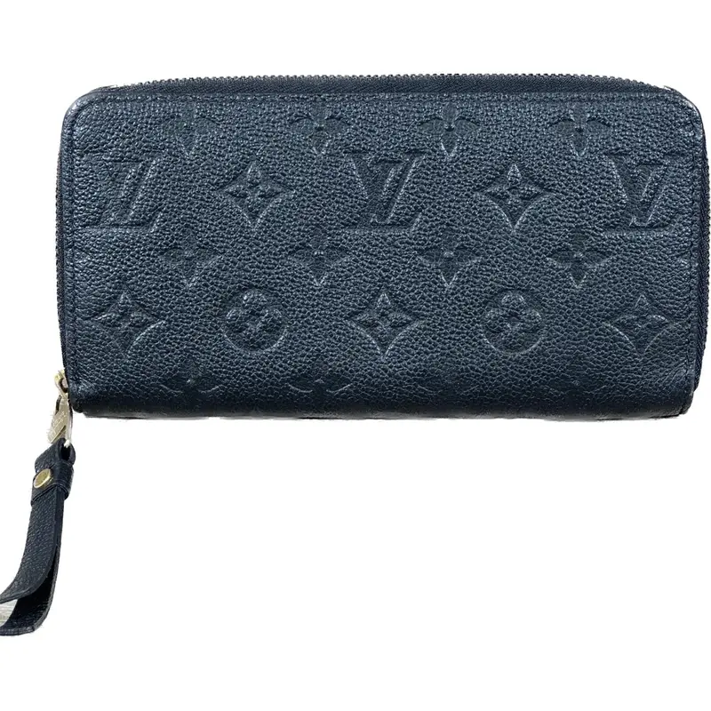 Louis Vuitton Zippy Long Wallet – Monogram Empreinte Leather In Black 1