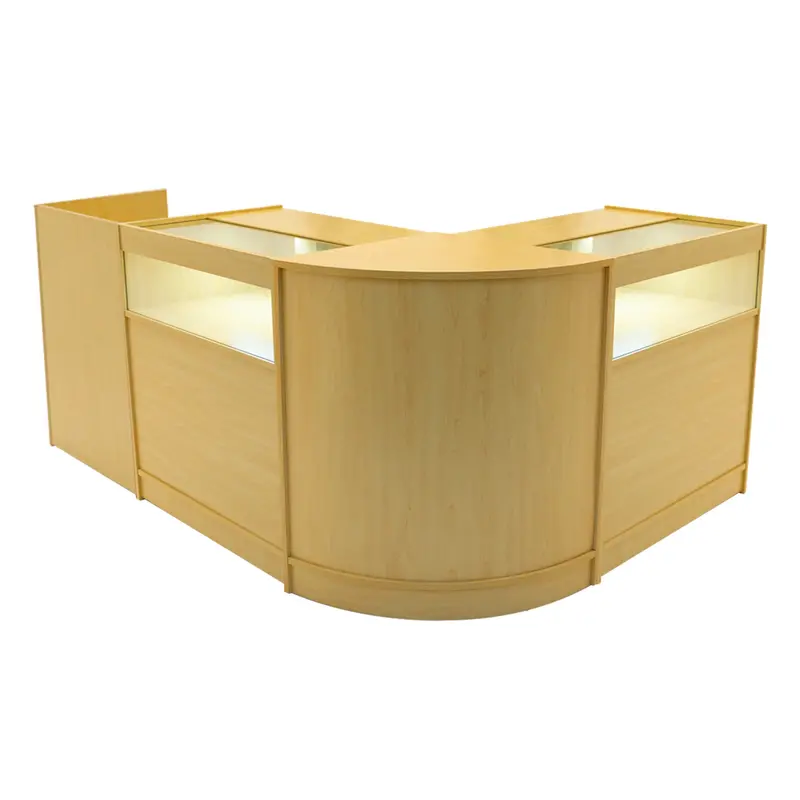 Luna Led Counter System: Cm60 + Tb60 + Pair Of B900 Light Panels – Maple 1