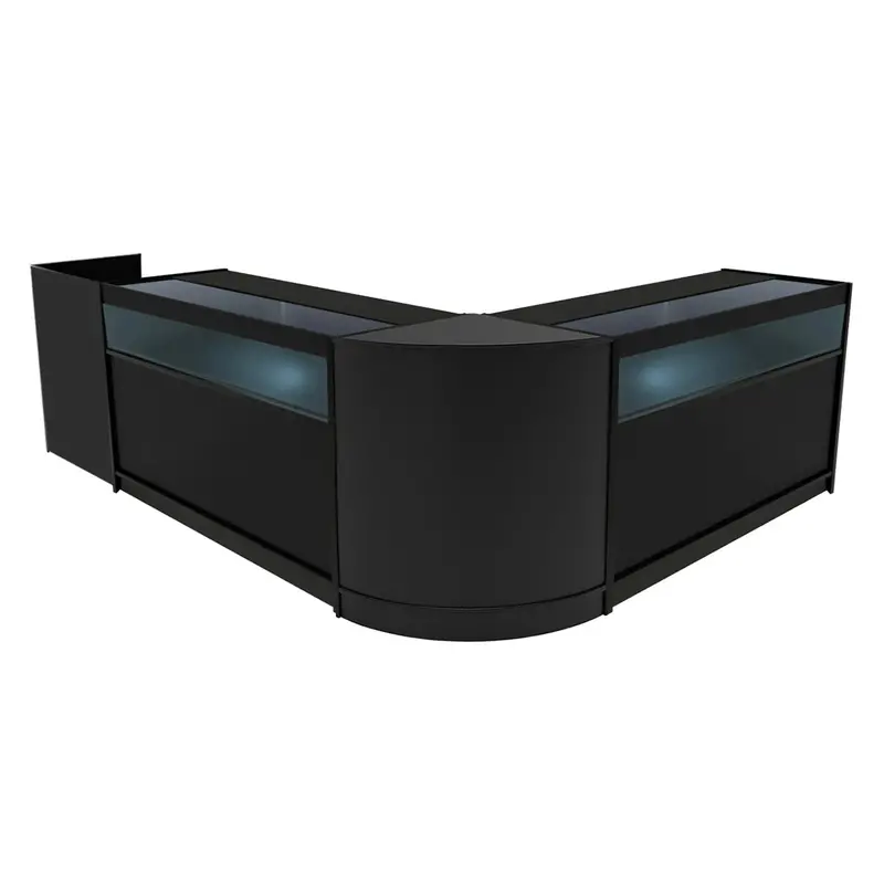 Luna Led Retail Counter Kit: Cm60 + Tb60 + Dual B1500 Panels – Black 1