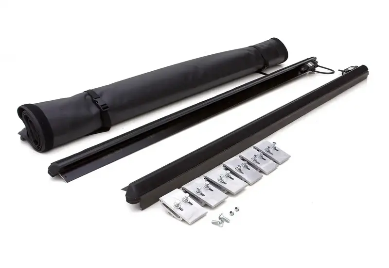 Lund Genesis Elite Roll-Up Tonneau Cover – Black Heavy-Duty Vinyl 1