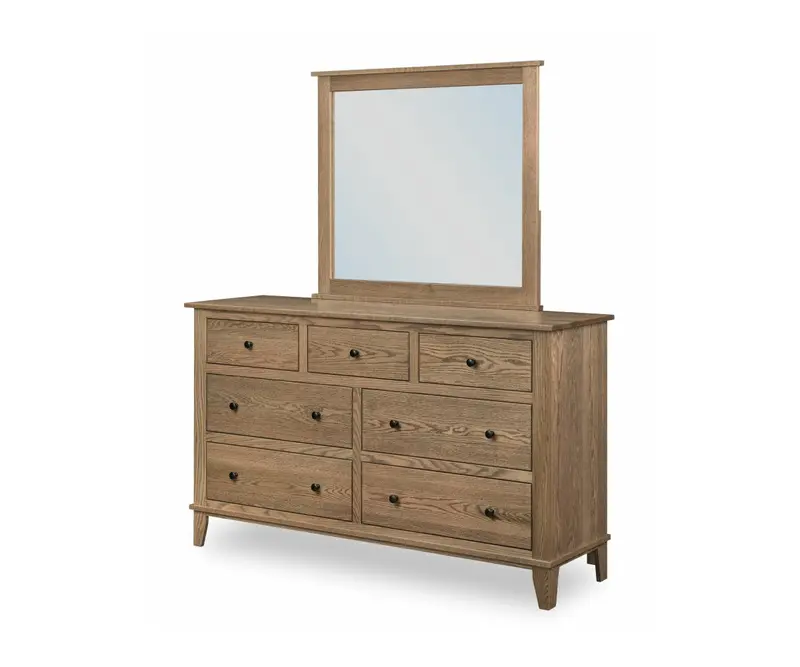 Madison Amish Short Dresser – Handcrafted Solid Wood Bedroom Furniture 1