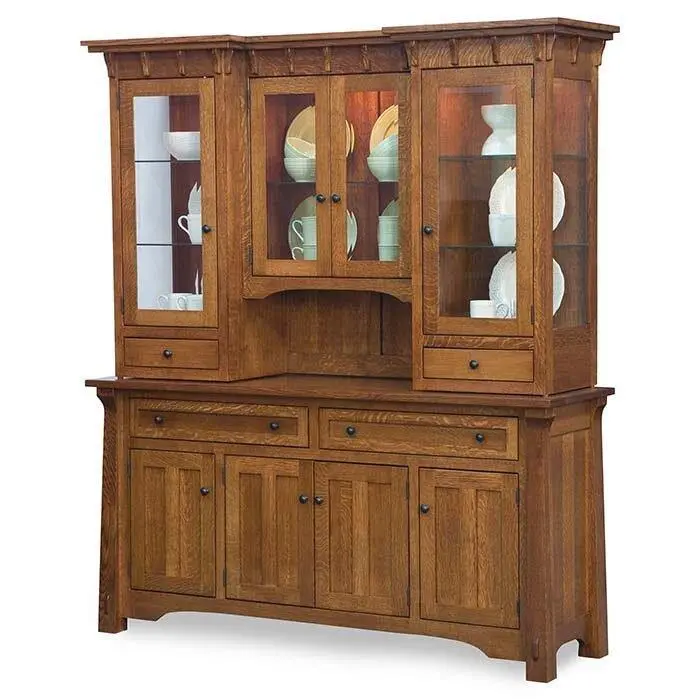 Manitoba Hutch Cabinet – Amish Woodworking Accent Piece 1