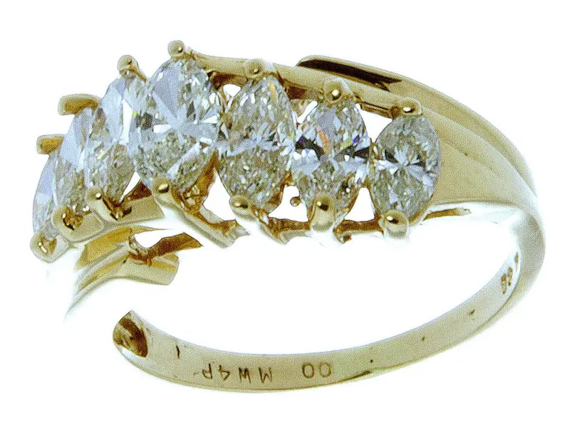 Marquise-Cut Diamond Anniversary Band – 1.00 Carat Total Weight 1