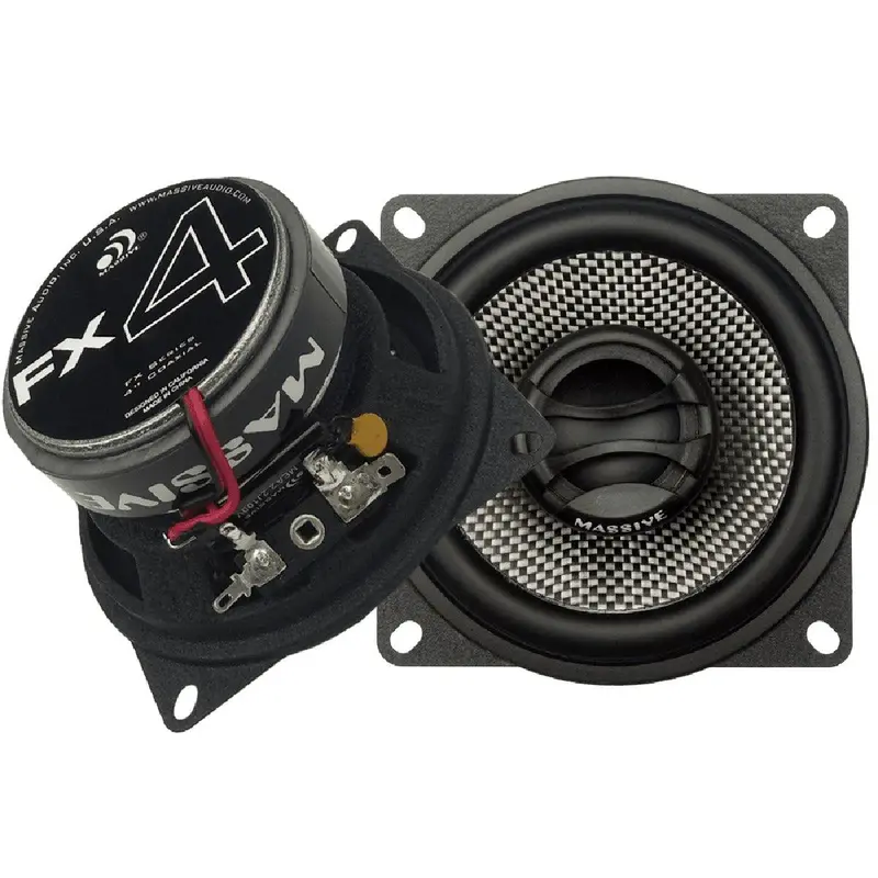 Massive Audio Fx4 – 4" Two-Way Coaxial Speakers, 100W Rms 1