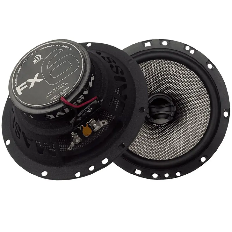 Massive Audio Fx6 – 6.5" Two-Way Coaxial Speakers, 150W Rms 1