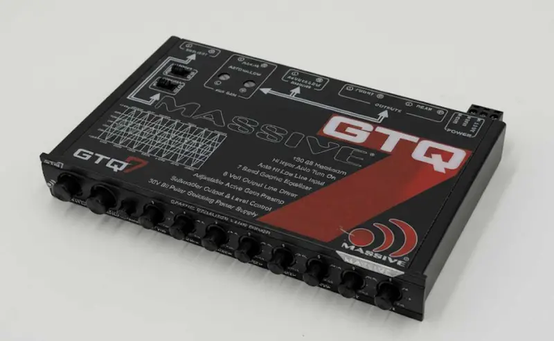 Massive Audio Gtq7 Seven-Band Equalizer With 8V Line Driver 1