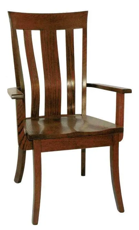 Mczena Amish Armchair – Hand-Finished Hardwood 1