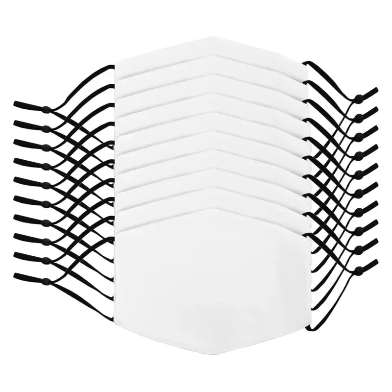 Medium Face Masks Sublimation Blanks / 10 Pack 1
