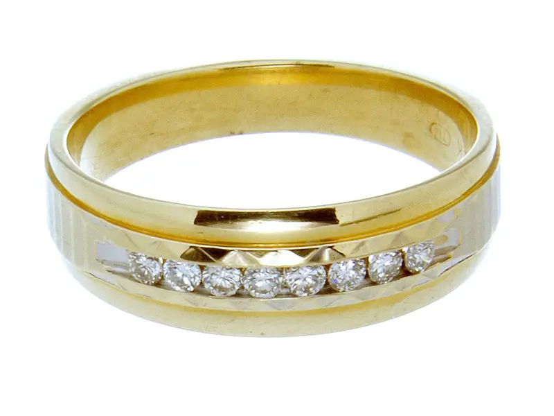 Men’S 1/4-Carat Diamond Wedding Band – Modern Fit 1