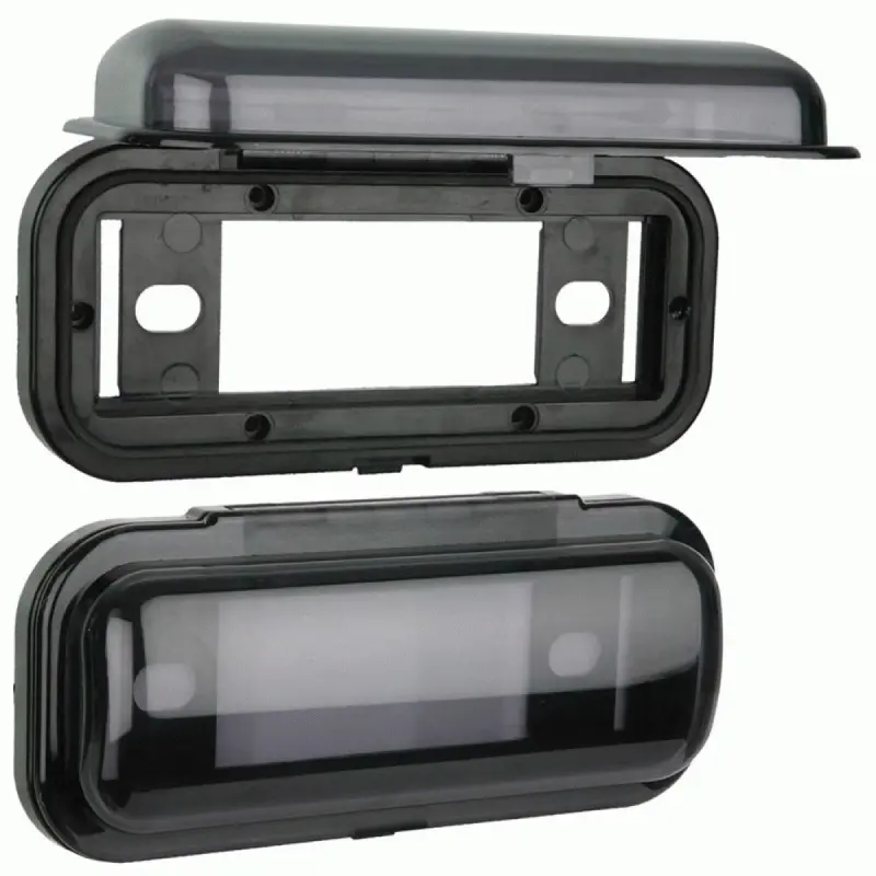 Metra Marine-Grade Black Radio Cover For Boat Audio Systems (Model 99-9005B) 1