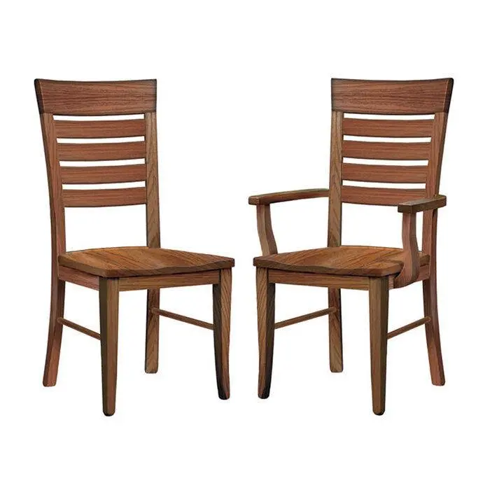 Metro Ladder-Back Chair In Contemporary Mission Interpretation 1