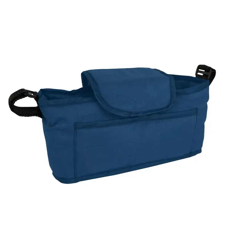 Navy Blue Detachable Caddy Bag For Pet Strollers 1