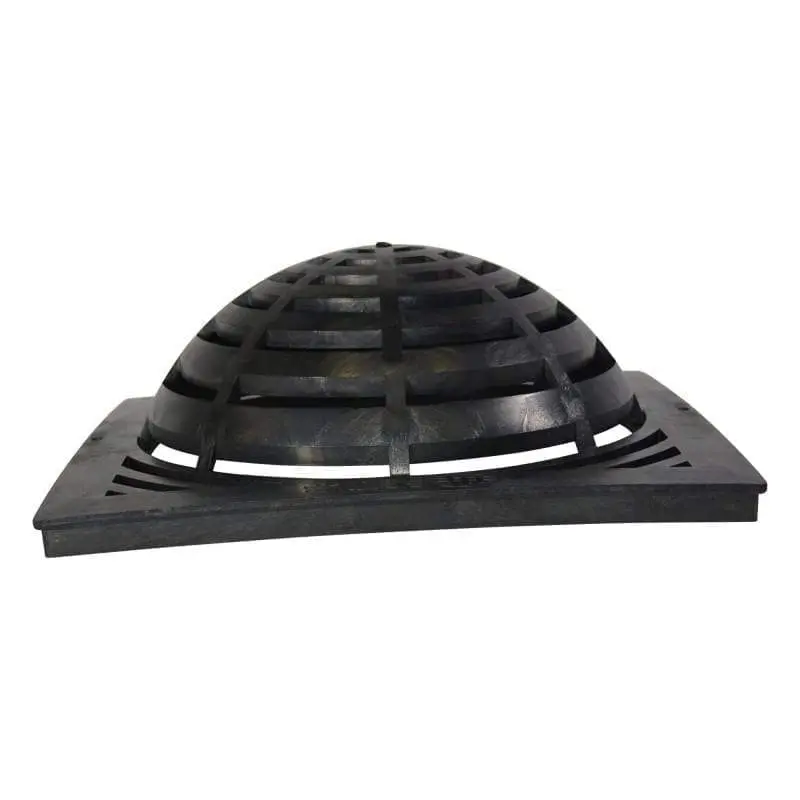 Nds 18-Inch Square Atrium Catch Basin With Black Grate (Model 1881) 1