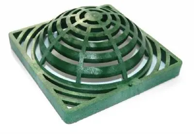 Nds 18-Inch Square Atrium Catch Basin With Green Grate – Model 1891 1