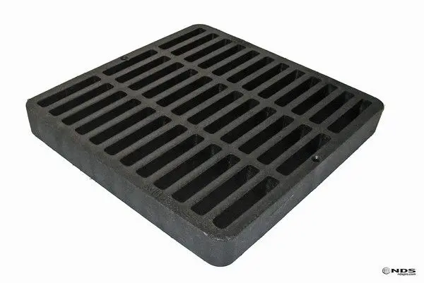 Nds 980 9-Inch Square Drain Grate – Matte Black Finish 1
