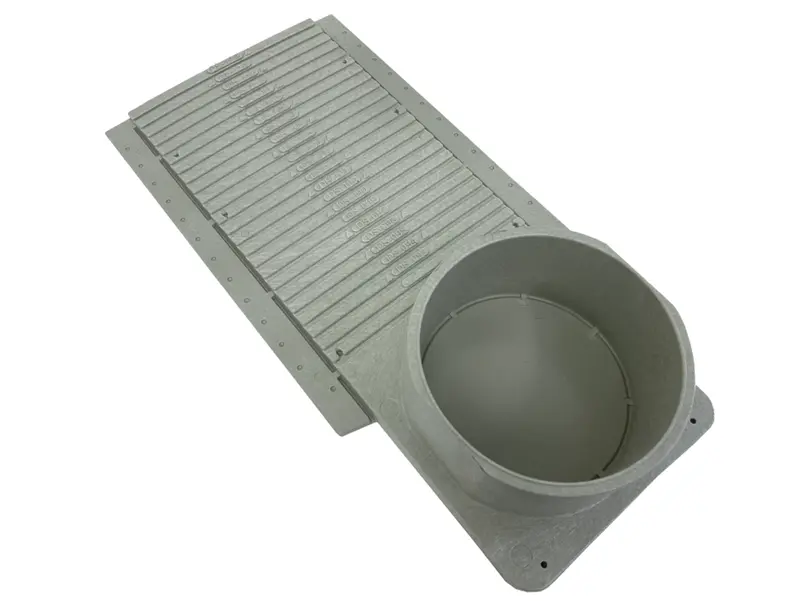 Nds Ds-227 Dura Slope End Outlet – Universal Channel Drain Fitting 1