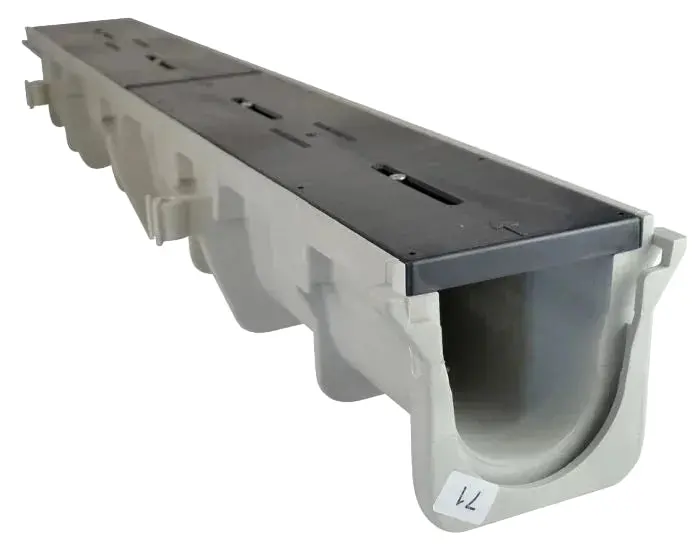 Nds Dura-Slope Neutral Channel Drain – 5.34-Inch Width (Model Ds-094N) 1