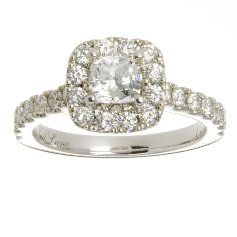 Neil Lane Halo-Style Diamond Engagement Ring In Platinum 1