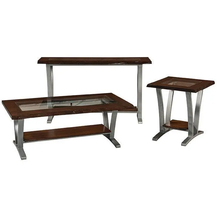 Pagosa Amish Live Edge Occasional Table – Unique Solid Wood Accent Piece 1
