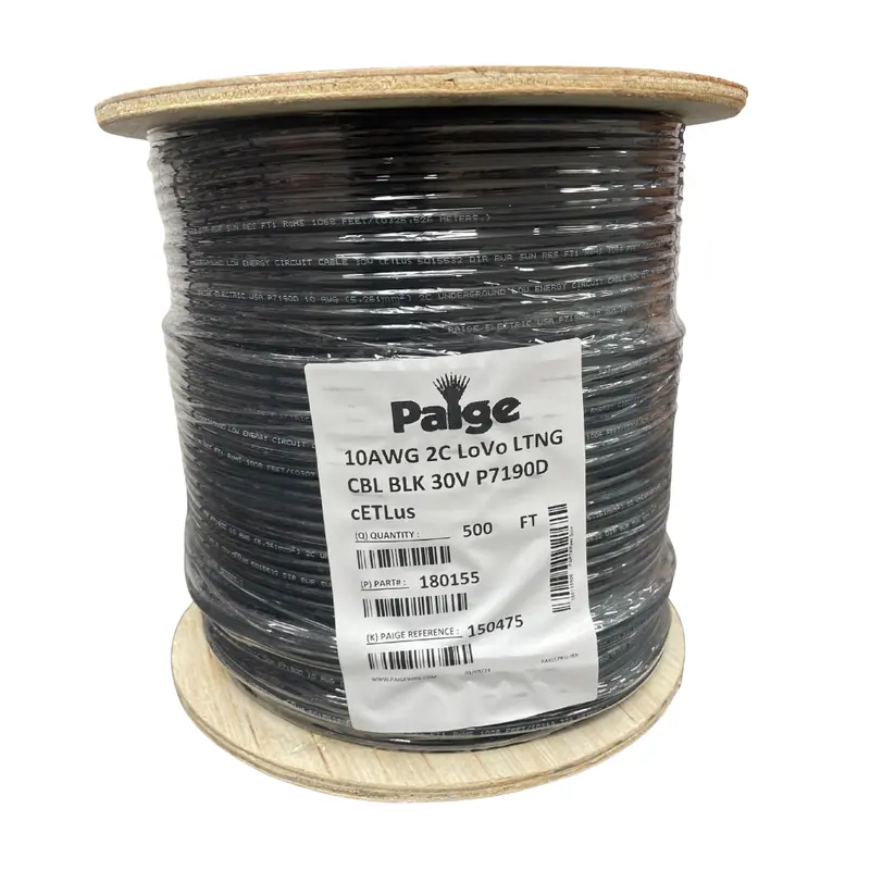 Paige 10 Awg 2-Conductor Low-Voltage Landscape Lighting Wire – 500-Foot Spool 1