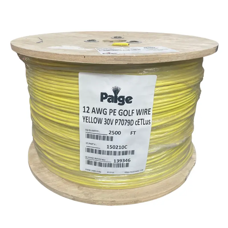 Paige 12 Awg Underground Sprinkler Wire – Yellow Jacket, 2500 Feet (12/1 Gauge) 1