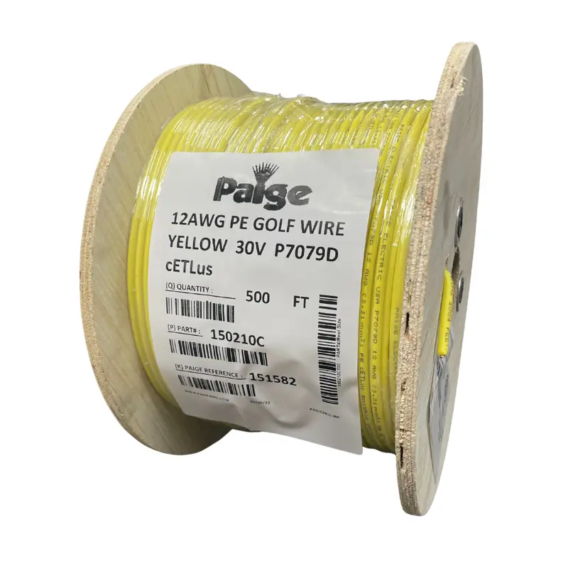Paige 12 Awg Yellow Underground Sprinkler Wire – 500 Feet 1
