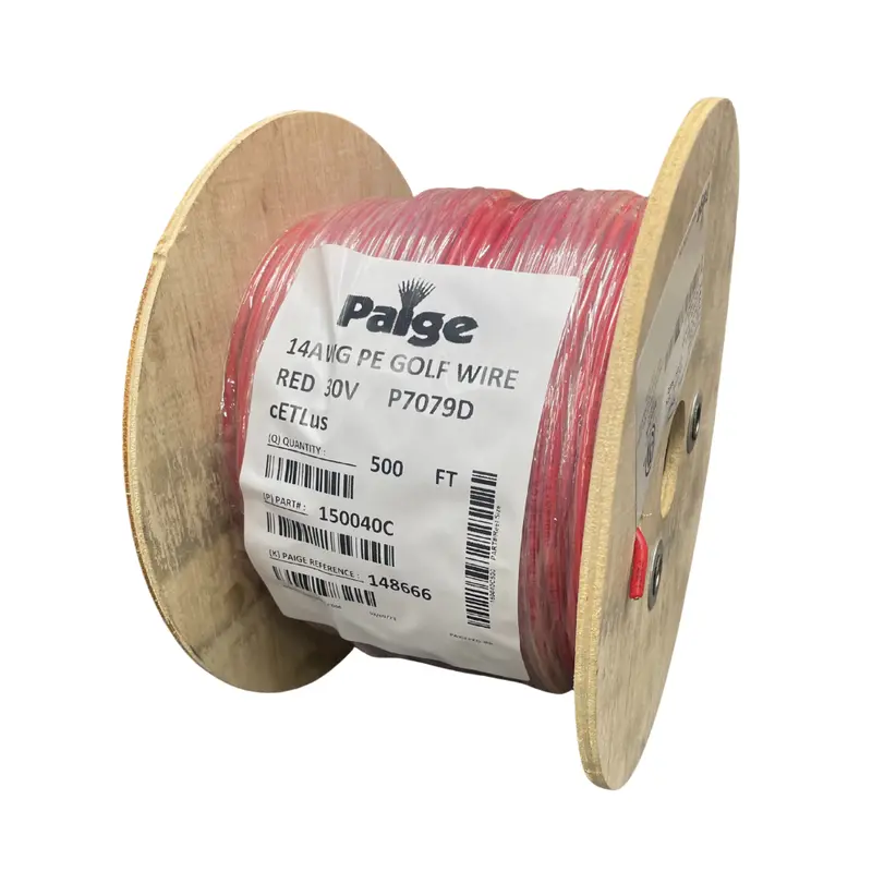 Paige 14 Awg Single-Conductor Underground Sprinkler Wire – Red, 500-Foot Spool 1
