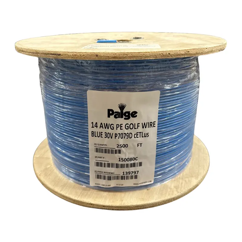 Paige 14 Awg Underground Sprinkler Wire – 2500 Ft Single-Conductor Blue Spool 1
